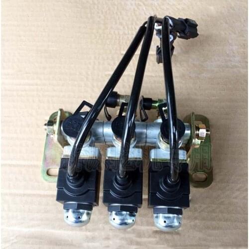 Hydraulic Three-body Solenoid Valve Braking Balancing Cylinder Solenoid Valve for Wheel Excavator Fittings of 65-875-8-9