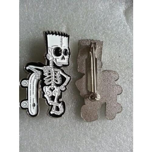 Customized iron soft enamel pins with silver plating+butterfly clutch without epoxy