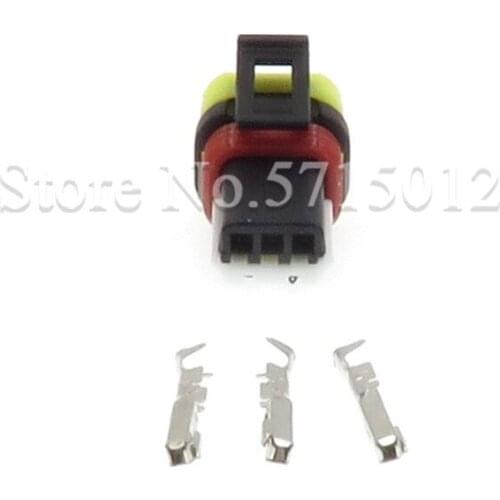 3 Hole 1-936527-2 Auto Headlight Cable Socket Light Height Adjustment Motor Plug For Cars