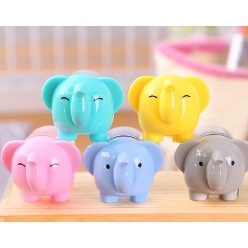 Stationery cartoon elephant shape pencil sharpener student supplies pencil sharpener childrens Toy Prize