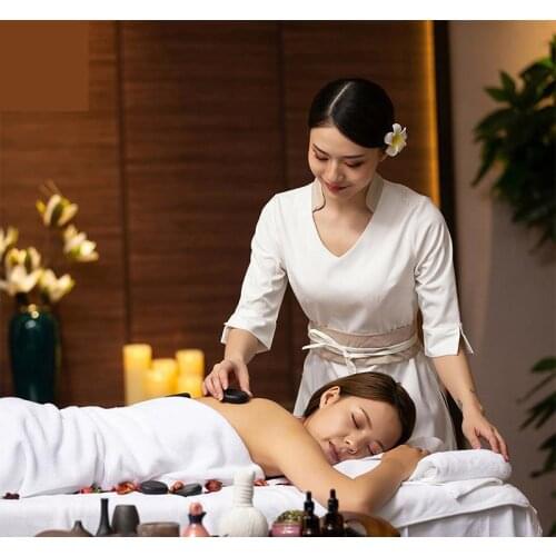 Beauty And Health Spa Work Clothes Female Thai Work Suit Sauna Massage Work Uniform