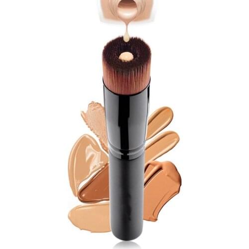 Multipurpose Foundation Makeup Brush Pro BB CC Cream Liquid Power Cosmetic Beauty Essential Angle Flat Top Make Up Brush Tool
