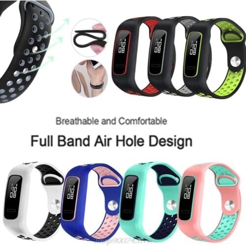 Soft Silicone Two-Color Watch Band Wrist Strap Bracelet Replacement for Huawei 3e/Honor 4 Running/AW70 Smart Watch Jy30 20