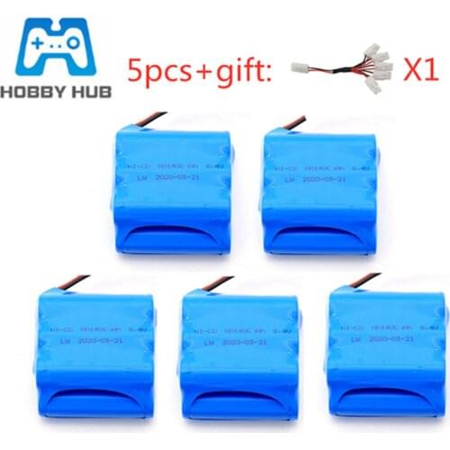 8.4v 1400mAh NiCD Battery AA ni-cd Rechargeable Battery Pack for RC Car Boat Guns Lighting Remote Control Toys Parts