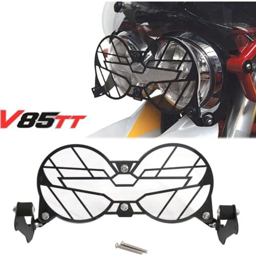For Moto Guzzi V85 TT NEW Motorcycle Folding Headlight Guard Protector Grill Double Protection V85TT