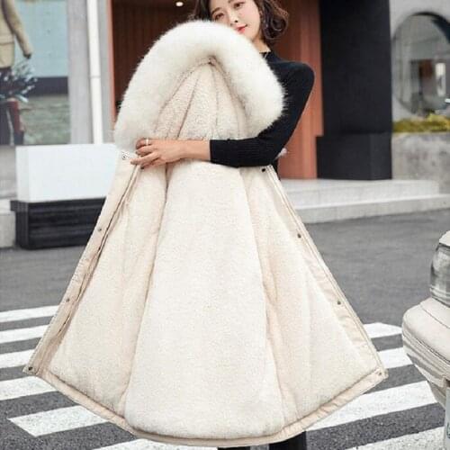 2021New Short Autumn Winter Coat Women Casual Fur Lining Women Parkas Hooded Winter Jacket Women Clothing Outwear Female