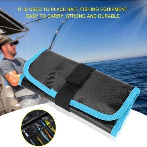 Fishing Lure Bag Waterproof Jig Bag 12 Slots Fishing Bag Lure Organizer Baits Storage Bag New Style