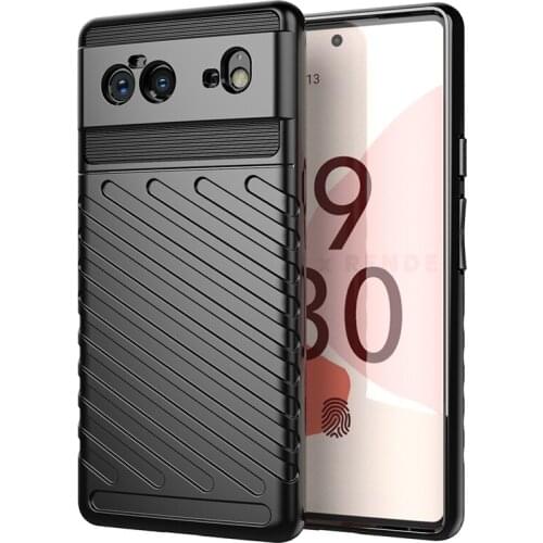 Slim Full-Body heavy Protective cover Anti-scratch Shock-Absorption Flexible TPU Rubber Case For Google Pixel 6 Cases