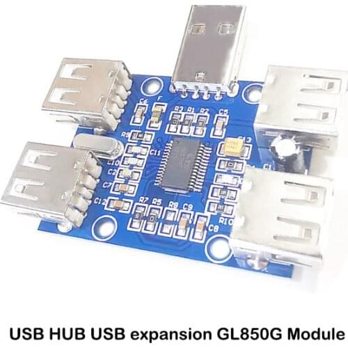 USBHUB USB2.0 HUB 4 port controller USB extension module GL850G chip 4 USBHUB