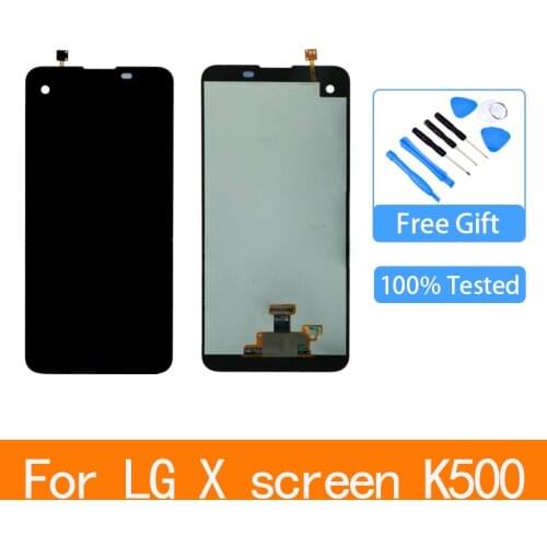 For LG X Screen K500 K500N LCD Display Touch Screen With Frame Digitizer Assembly Replacement
