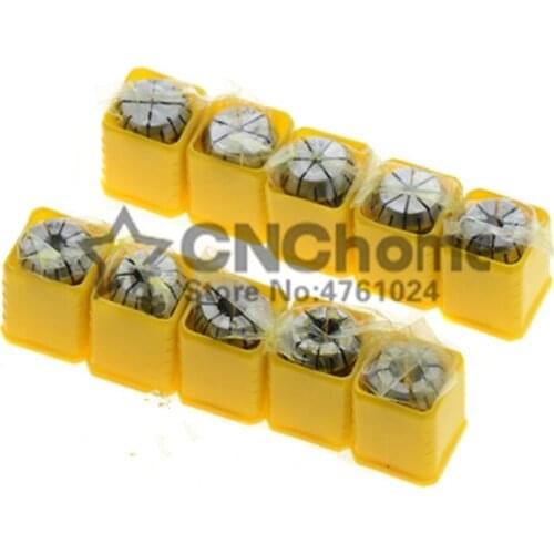 10pcs/lot ER8 1mm-5mm 1/8" 3.175mm Spring Collet Set For CNC Engraving Machine & Milling Lathe Tool Free Shipping