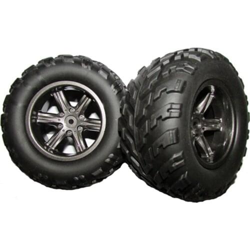 15-ZJ01 2PCS Tyres With Sponge 9115 2.4GHz Car Spare Parts Tyres With Sponge Plastic&Rubber Wheel
