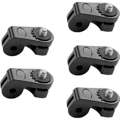 5PCS Conversion Adapter 1/4" Mini Tripod Screw Mount for Go-Pro Action Camera