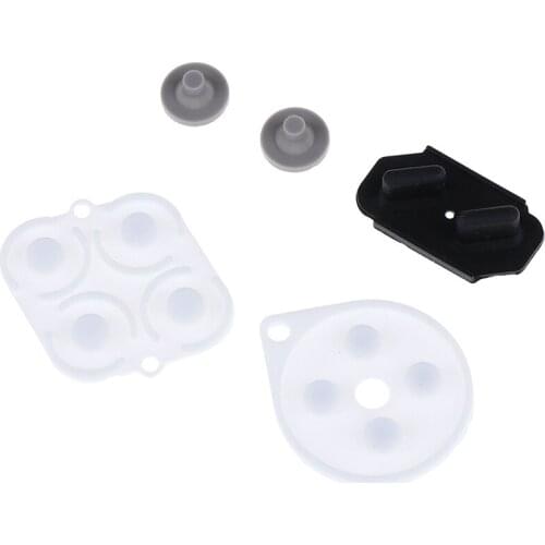 5pcs/set Controller Gamepad Conductive Rubber Pads Button Pad Keypads Replacement For SNES