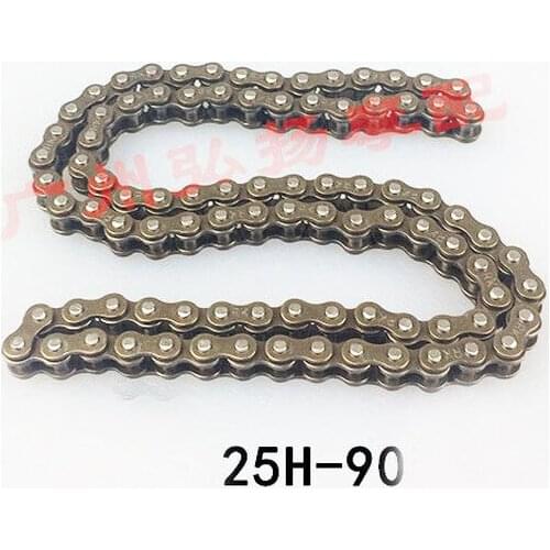 Motorcycle timing chain small roller Tank transmission spare 25H-90L for Honda KYY125 WH125 KYY WH 125 125cc