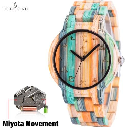 BOBO BIRD Wooden Couple Quartz Watches For Men Fashion Ladies Wristwatch relogio feminino Gift Vintage Timepieces Drop Shipping
