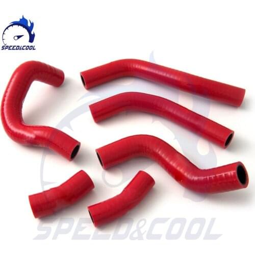 Motorcycle Silicone Radiator Coolant Tube Pipe Hose Kit For HONDA CRF 450 R 2015-2016