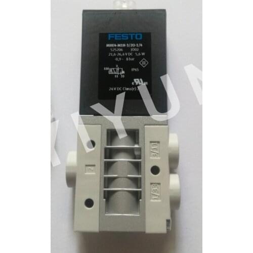 MHE4-M1H-3/2O-QS-8-K 525212 MHE4-M1H-3/2O-1/4 525206 MHE4-M1H-3/2G-QS-4-K 196136 MHE4-M1H-3/2G-1/4-K 525188 FESTO Solenoid valve