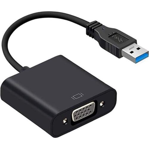 USB 3.0 To VGA Adapter Cable External Graphic Card Video Multi-display Converter Adapter For PC Laptop Windows 7 8 10