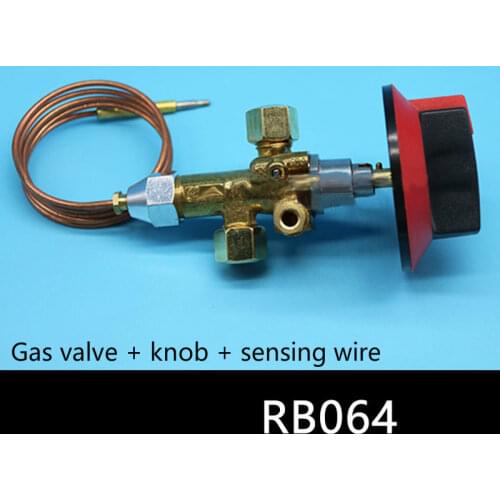 1pc gas safety valve for frying pan oven stove grill fryer gas Heater fire control valve pilot burner gas oven Inlet valve
