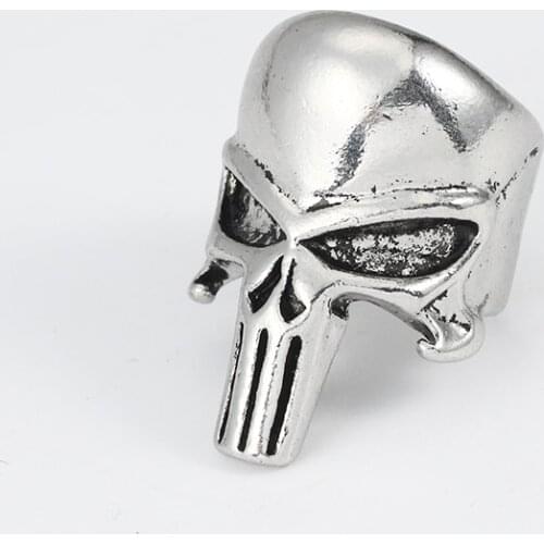 Size 8 To 11 Hip Lastest Design Gothic Punk Cool Skull Head Ring Skeleton For Men Hot Mens Handsome Personality Jewelry