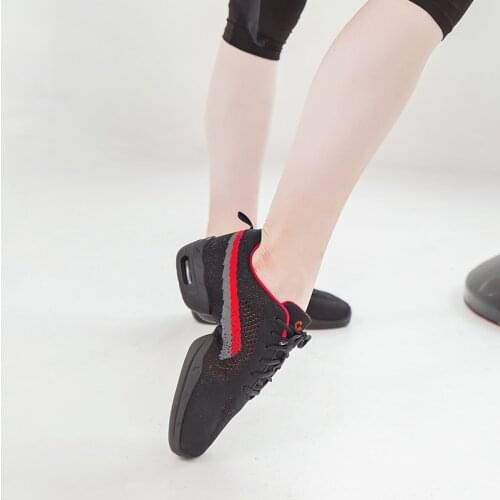 Sansha Dance Sneakers Flying Woven Fabric Thick Light Breathable Fashionable Design Women Girls Modern Jazz Shoes P186M