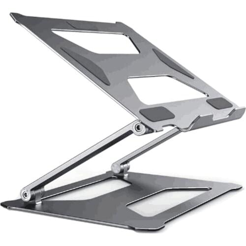 2020 New Portable Foldable Lifting Heat Dissipation Aluminum Alloy Notebook Computer Stand Universal Adjustable Storage Stand