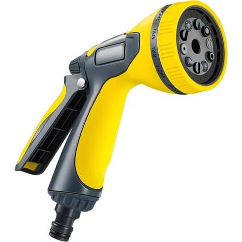 Water Gun Garden Hose Nozzle Sprinkler High Pressure Auto Wash Gun For Garden Irrigation Irrigation Adjustable 10 Sprayer Modes