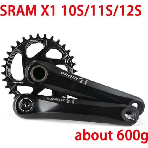 100% Original SRAM FC X1 1400 MTB Bike Crankset 10 11 12 Speed Compatible Candle Foot 32T 175mm Black GXP