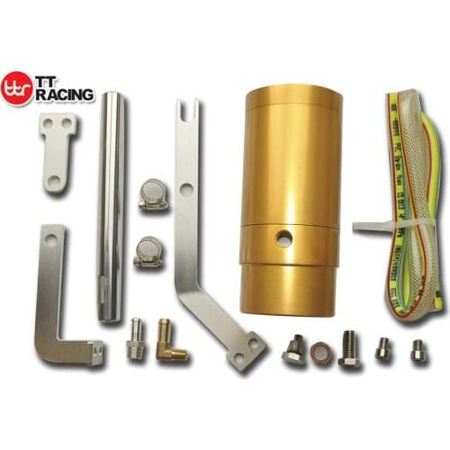 SPLITE_OT_GO - GOLD 0.5L Oil Baffled Catch Can fits Holden V8 LS1 LS2 LS3 / COMMODORE VE V6