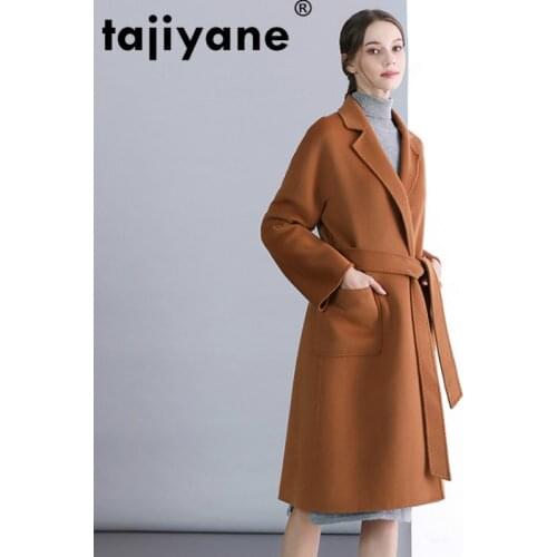 Women Coat Winter Long Wool Coat Women Korean Ladies Womens Coats Autumn Woman Jacket Warm Clothes Veste Femme WPY666