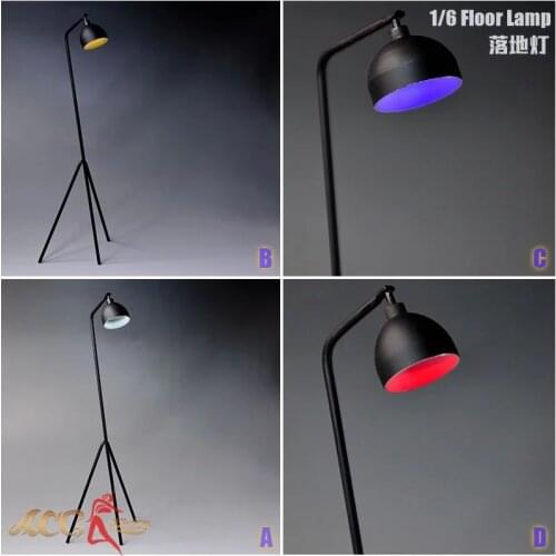 1/6 Floor Lamp Standard Table lamps Scene Props Scene Accessories ACG-05 For 12“ Action Figure