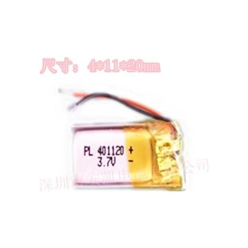 3.7 V 401120 041120P 401120P 3.7V 55mah with protection board , used for bluetooth MP3,MP4 lithium battery