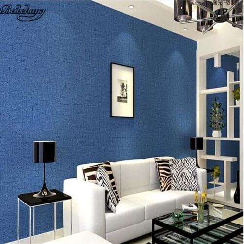Beibehang Plain solid color living room wallpaper bedroom simple modern 3D stereo backdrops wild guesthouse hotel project