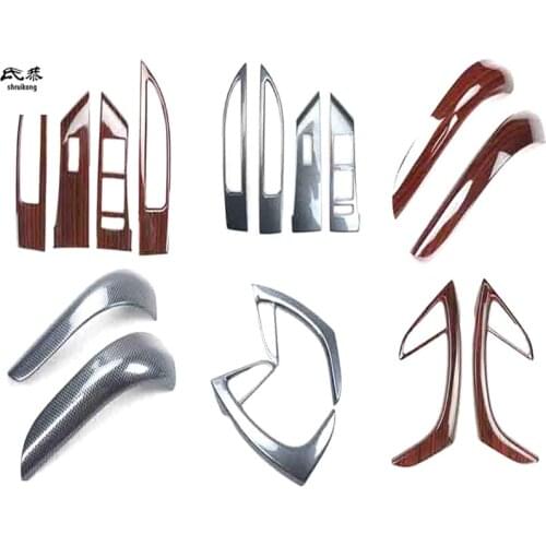 1lot ABS carbon fiber grain or wooden Interior decoration cover for 2009-2014 OPEL ASTRA J P10