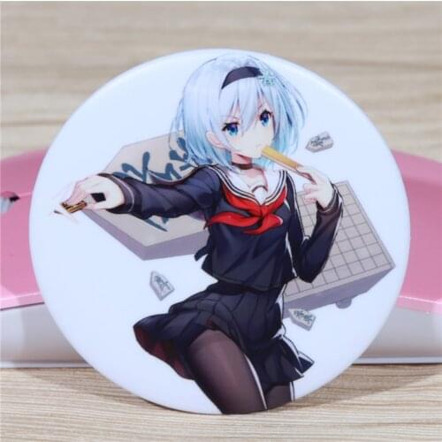 FFFPIN 5.8cm Big Brooch Ryuoh No Oshigoto Sora Ginko Boy Girl Cute Pin Cartoon Breastpin Anime Badge Coin Icon Cloth Decor