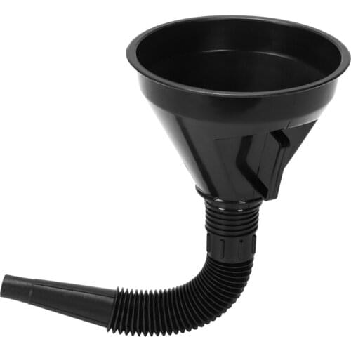 Filter funnel thickening tank and motorcycle gasoline filter funnel