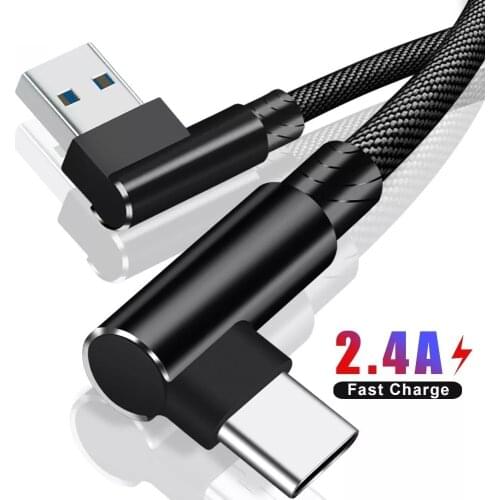 Cable USB-C Charger Type C Fast Charging Data Cable for Samsung Galaxy S9 Huawei P30 Quick Charge USB Cord