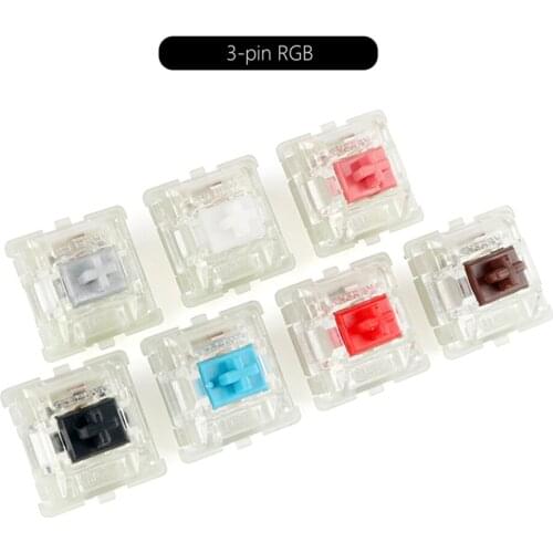 4PCS Mechanical Keyboard Switch for Cherry MX Mechanical Keyboard MX Switch Axis Shaft 3-pin