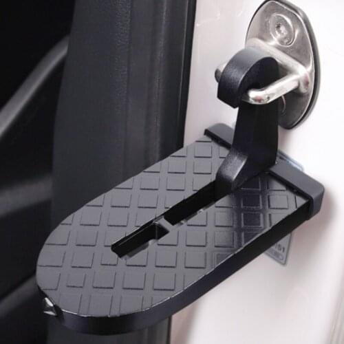 Multifunction Foldable Car Roof Rack Step Car Door Step Universal Latch Hook Auxiliary Foot Pedal Aluminium Alloy Safety Hammer