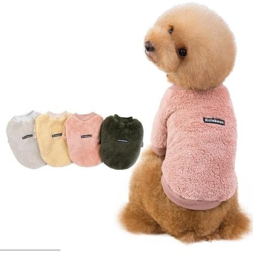 2020 New Dog Clothes Explosion Models Hot Pet Hoodie Clothes Super Stretch Fleece Method Teddy Dog Clothes