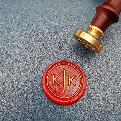 Custom Initial Two letter with flowers Monogram double letter Wax Seal Stamp /personalized wedding wax seal/ Cute stationery