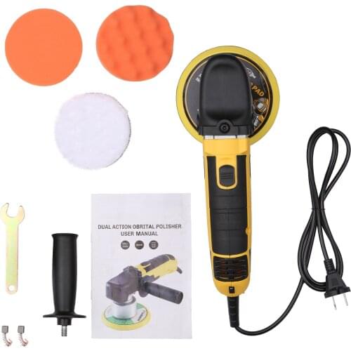 Variable Speed Dual Action Car Polisher Handheld Polishing Machine Electric Powered Waxer Machine 5600RPM Polishing Machine