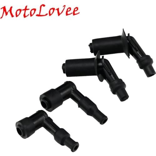 Motolovee 1Pc Rubber Plastic Spark Plug Cap Caps For Bike Motorcycle Scooter Quand Buggy GY6 125 CG125 ATV Dirt Pit