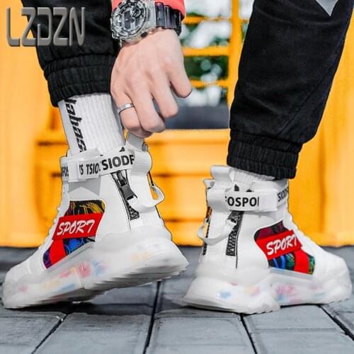 Sports Mens Shoes Basketball High-Top Board Teenagers Junior School Students Tide Brand Wild Mandarin Aj Autumn Korean Trend