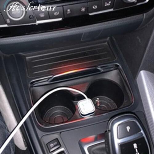Ambient Light for BMW 3 Series F30 F32 Central Control Armrest Box Interior Ashtray Atmosphere Decorative Lamp Lighting Adorn