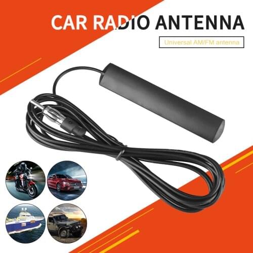 3/5m Universal Car Radio Patch Antenna FM Signal Amp Amplifier FM AM Car Vehicle Truck Motorcycle Boat Signal Enhance Antenna