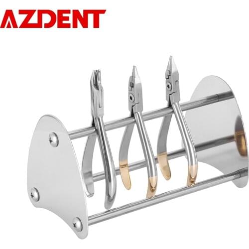 1 Pcs Stainless Steel Stand Holder Fit for Dental Orthodontic Plier Dentist Forceps Placement