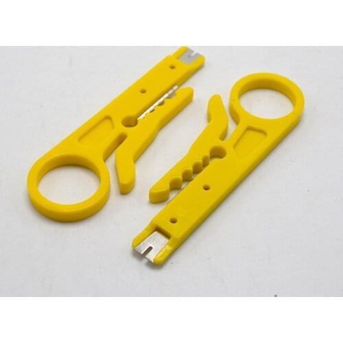 1pcs Network UTP Cable Cutter Stripper Plier Connector Multi-purpose simple stripper Mini Portable Simple Data Cable Wire Plier