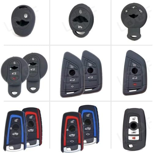 10/30/50pcsSilicone Protect Skin Key FOB Cover Case Hood for BMW E90 E60 E70 E87 M3 M5 X1 X5 X6 Z4 for Mini cooper Remote Holder